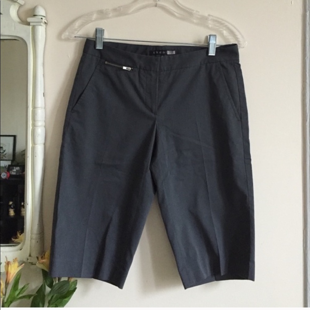 Theory pinstriped dress shorts